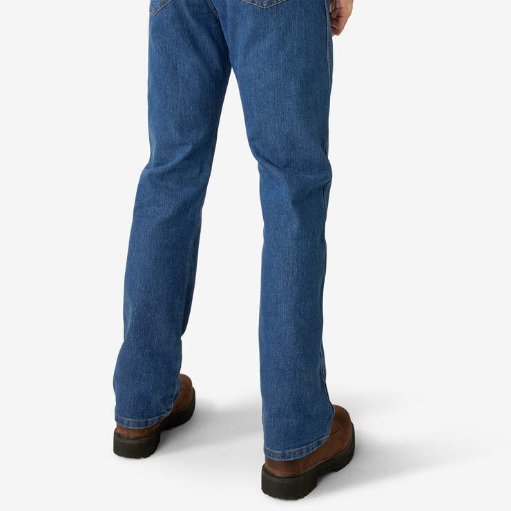 Jeans de coupe standard à ceinture adaptable FLEX - Stonewashed Indigo Blue (SNB) numéro de l’image 8