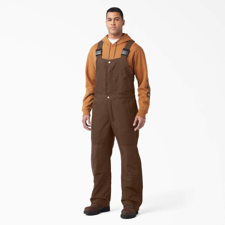 DuraTech Renegade FLEX Insulated Bib Overalls - Timber Brown (TB) image number 1
