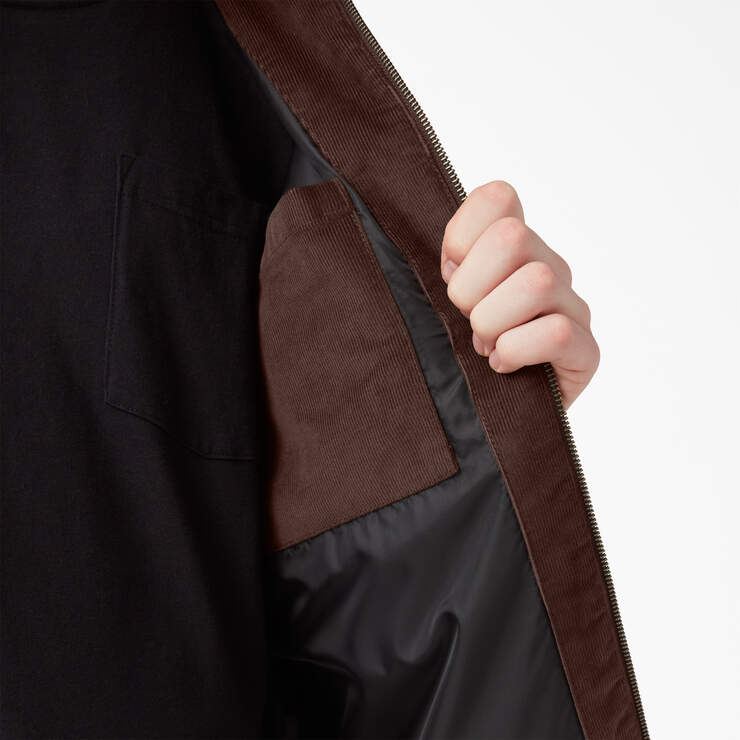 Manteau en velours côtelé avec doublure - Chocolate Brown (CB) numéro de l’image 5