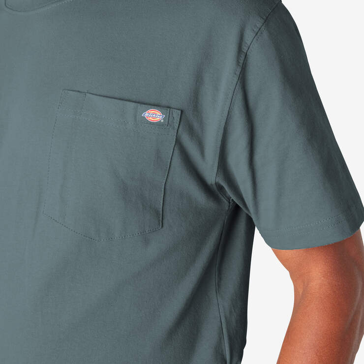 T-shirt épais à manches courtes et à poche - Smoke Blue (BM) numéro de l’image 7