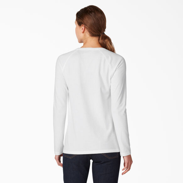T-shirt fra&icirc;cheur &agrave; manches longues pour femmes - White &#40;WH&#41;