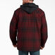 Relaxed Fit Icon Hooded Quilted Shirt Jacket - Dark Port Black Plaid &#40;PBP&#41;