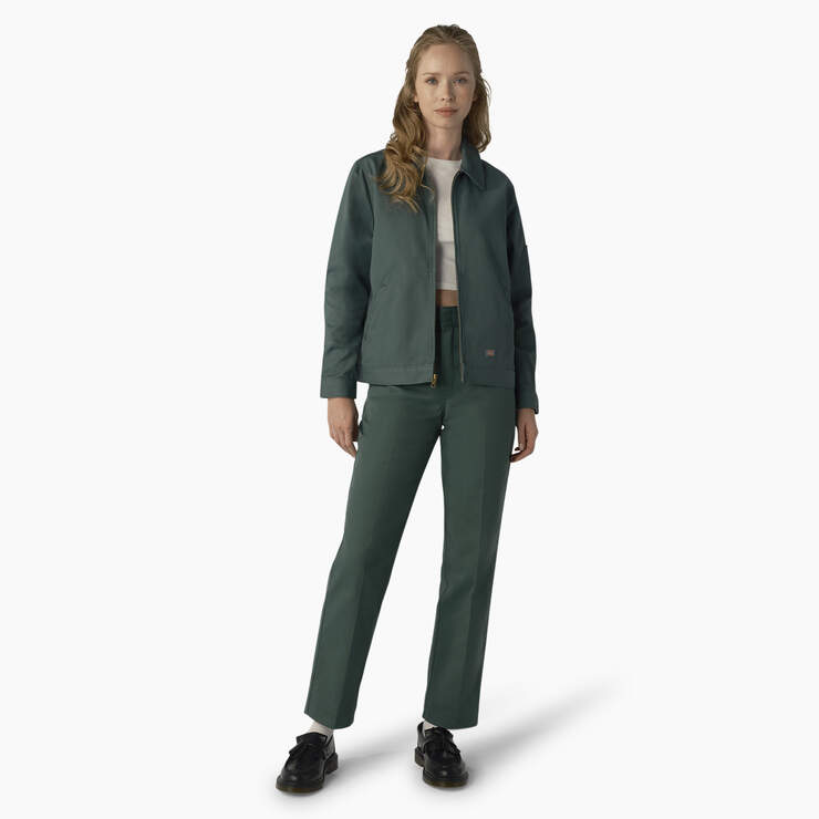 Women's Unlined Eisenhower Jacket - Lincoln Green (LSO) image number 4