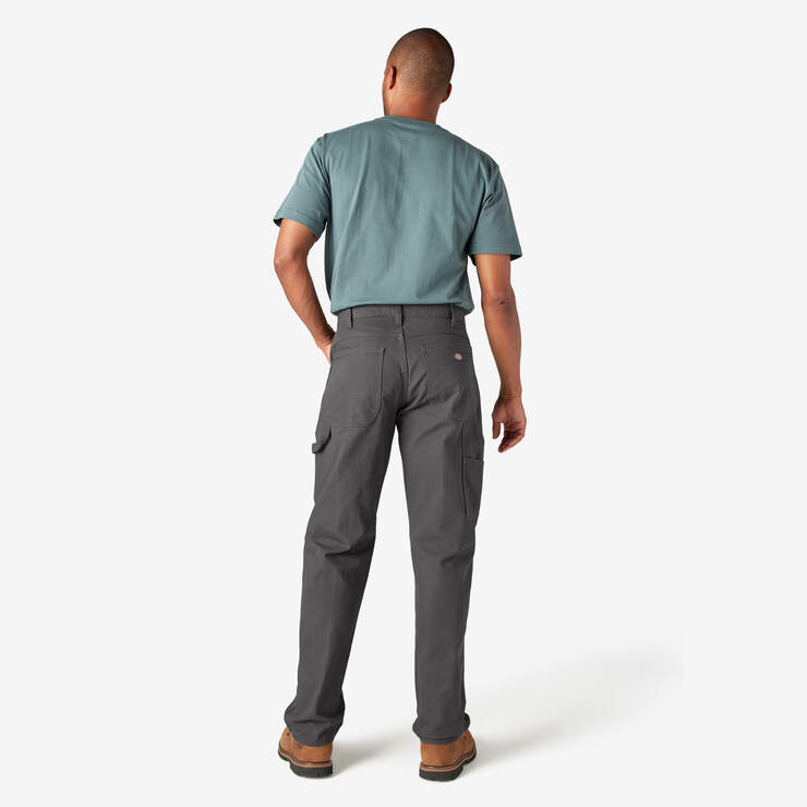 Relaxed Fit Heavyweight Duck Carpenter Pants - Rinsed Slate (RSL) image number 9