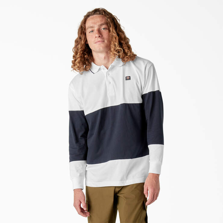 Dickies Skateboarding Rugby Polo - White (WH) image number 1