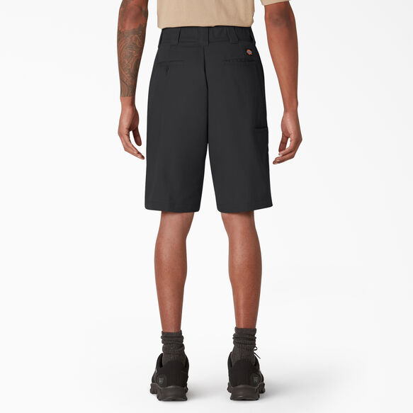 FLEX Cooling Active Waist Regular Fit Shorts, 11&quot; - Black &#40;BK&#41;