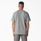 T-shirt &agrave; manches courtes &agrave; logo imprim&eacute; - Heather Gray &#40;HG&#41;
