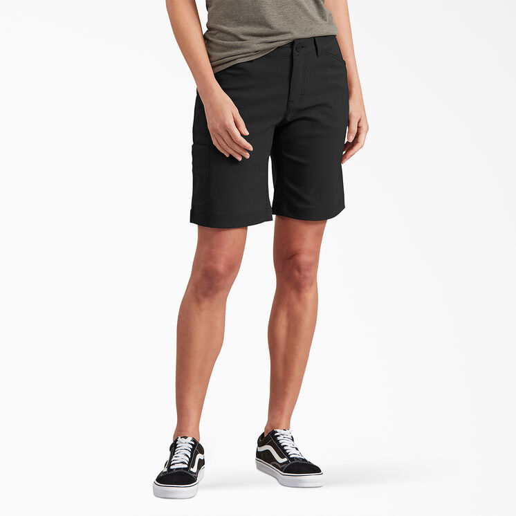 Women&#39;s Cooling Relaxed Fit Shorts, 9&quot; - Black &#40;BK&#41;