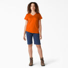 Women&#39;s Short Sleeve V-Neck T-Shirt - Scarlet Ibis &#40;S2S&#41;