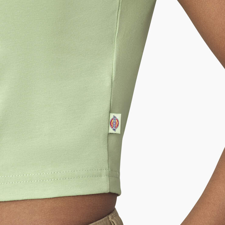Women’s Mayetta Cropped T-Shirt - Quiet Green (QG2) image number 8