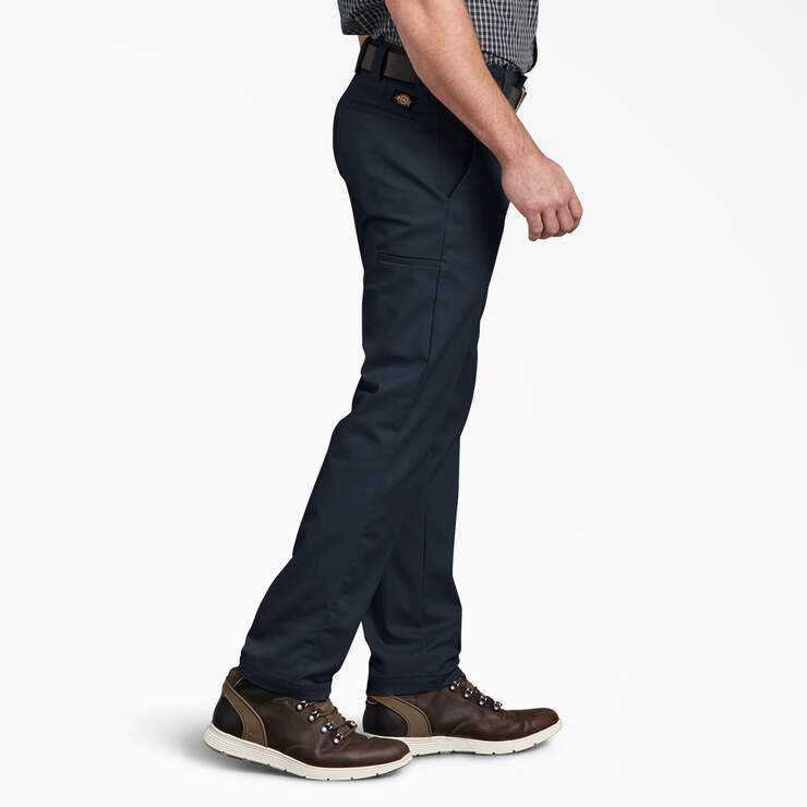 Pantalon de travail ajusté à poche multi-usage et à jambe fuselée - Dark Navy (DN) numéro de l’image 3