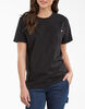 T-shirt &eacute;pais &agrave; manches courtes pour femmes - Black &#40;BK&#41;