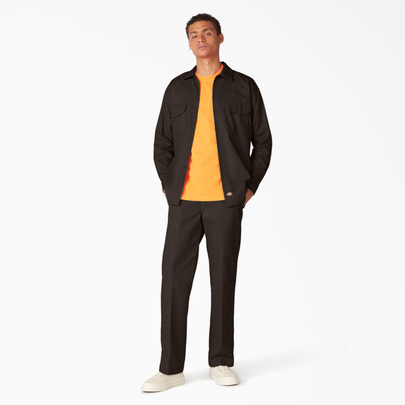Long Sleeve Work Shirt - Dark Brown &#40;DB&#41;