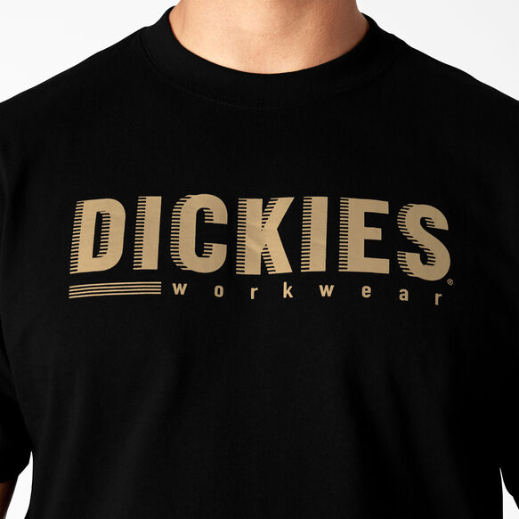 Short Sleeve Workwear Graphic T-Shirt - Black &#40;KBK&#41;