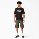 T-shirt d&eacute;lav&eacute; imprim&eacute; Dickies Skateboarding authentique - Black &#40;BK&#41;