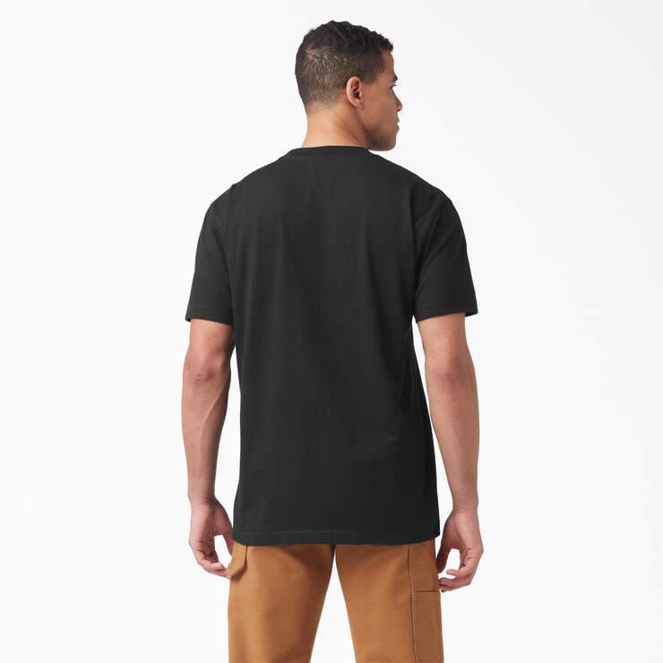 Short Sleeve Wordmark Graphic T-Shirt - Black (KBK) image number 2