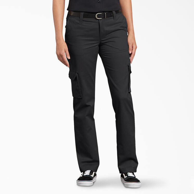 Pantalon cargo de coupe d&eacute;contract&eacute;e FLEX pour femmes - Black &#40;BK&#41;