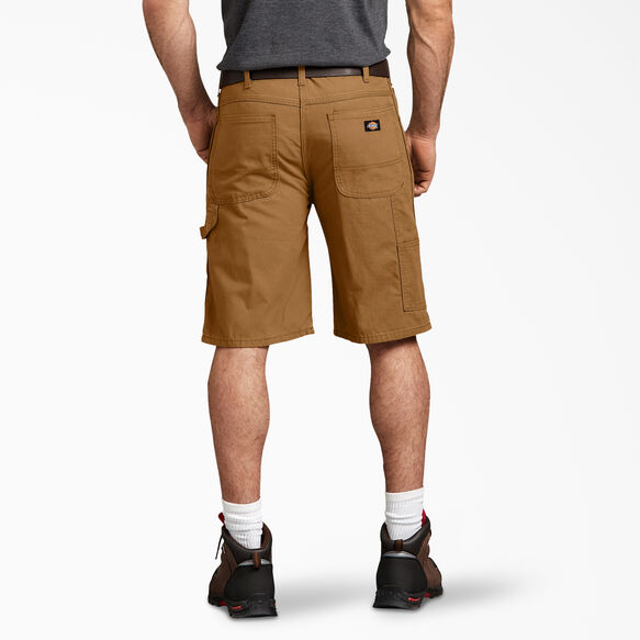 Short menuisier d&eacute;contract&eacute; en coutil, 11&nbsp;po - Rinsed Brown Duck &#40;RBD&#41;