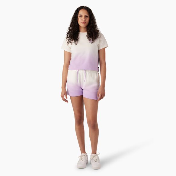 Short en tricot &agrave; effet d&eacute;grad&eacute; pour femmes, 3&nbsp;po - Cloud/Purple Rose Dip Dye &#40;CUD&#41;