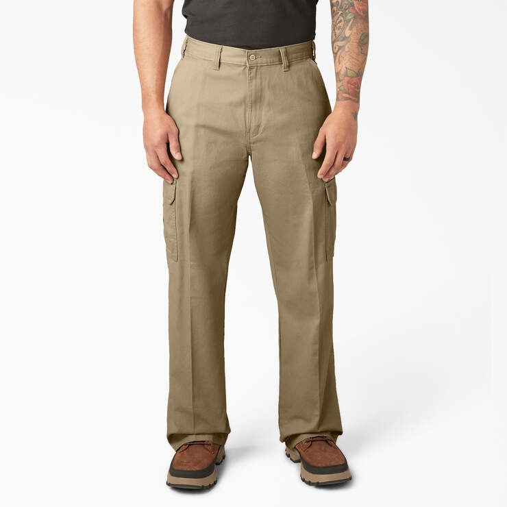 Pantalon cargo ample à jambe droite - Rinsed Khaki (RKH) numéro de l’image 1