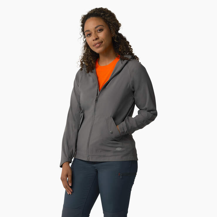 Women's Performance Hooded Jacket - Graphite Gray (GA) image number 3