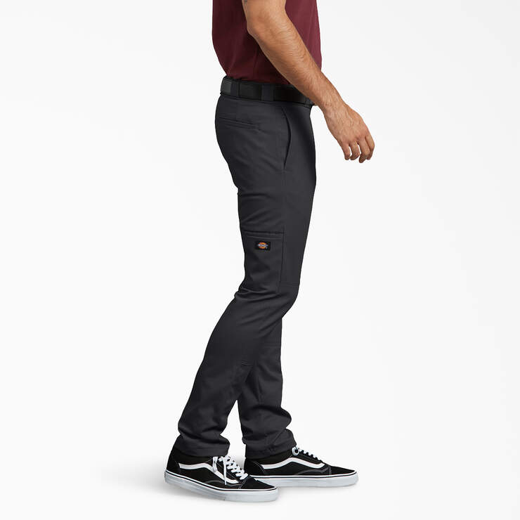 Pantalon de travail de coupe étroite à genou renforcé - Black (BK) numéro de l’image 3