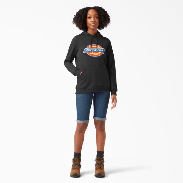 Women&#39;s Heavyweight Logo Pullover - Black &#40;KBK&#41;