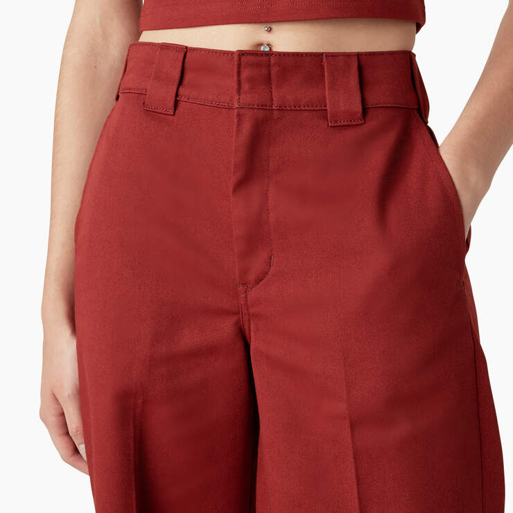 Pantalon de travail de coupe standard à jambe large pour femmes - Fired Brick (IK9) numéro de l’image 5