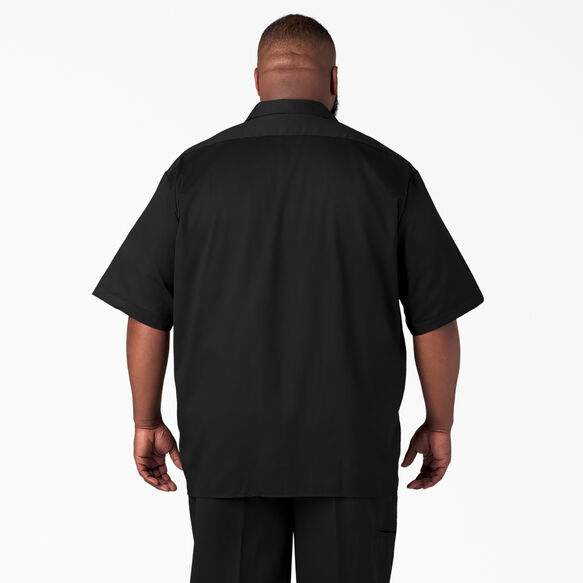 Short Sleeve Work Shirt - Black &#40;BK&#41;