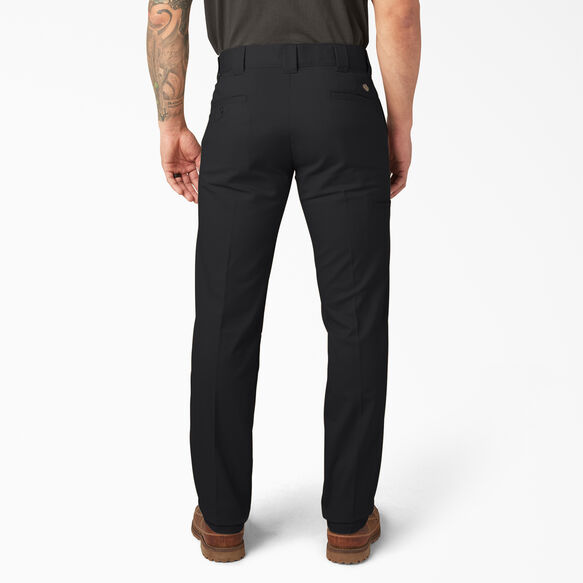 Pantalon de travail ajust&eacute; &agrave; poche multi-usage et &agrave; jambe fusel&eacute;e - Black &#40;BK&#41;