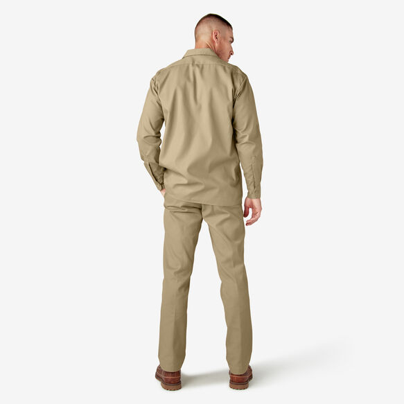 Long Sleeve Work Shirt - Khaki &#40;KH&#41;