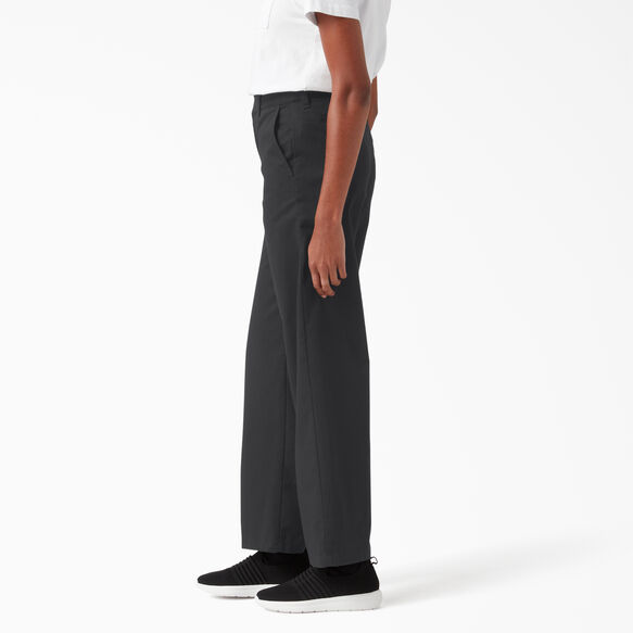 Pantalon de coupe d&eacute;contract&eacute;e &agrave; jambe large pour femmes - Rinsed Black &#40;RBK&#41;