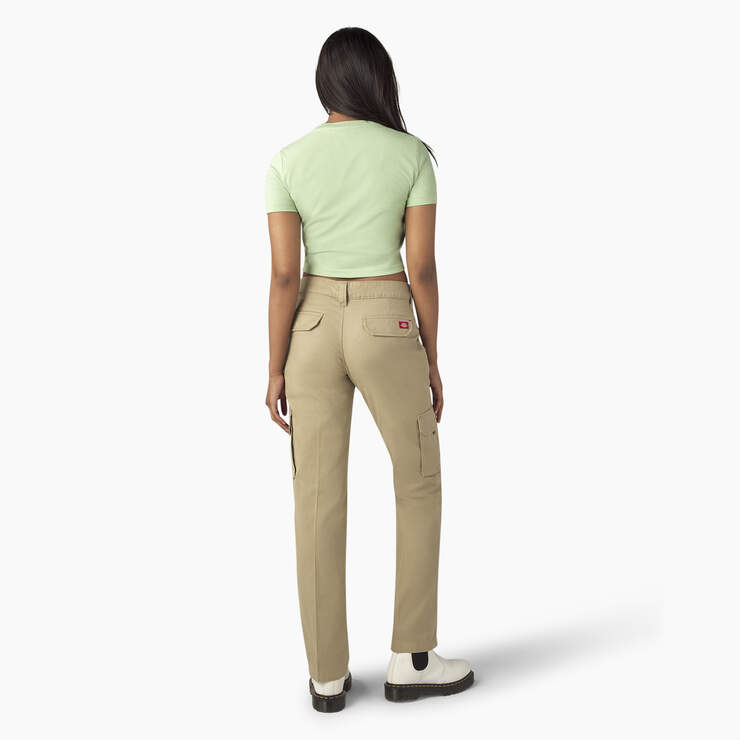 Women’s Mayetta Cropped T-Shirt - Quiet Green (QG2) image number 6