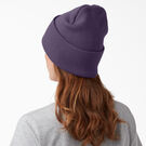 Tuque longue en tricot &agrave; revers - Dusty Purple Heather &#40;U2H&#41;