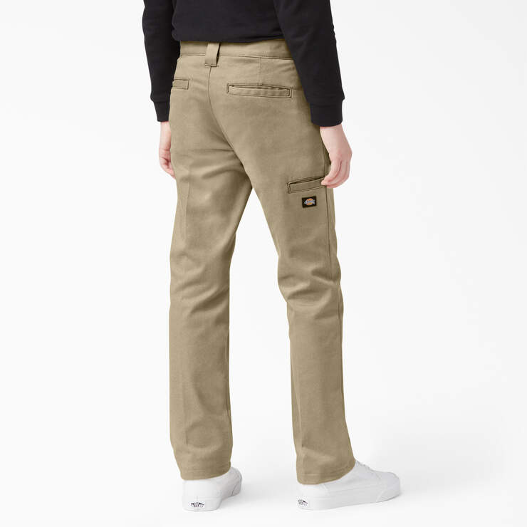 Boys' FLEX Skinny Fit Pants, 4-20 - Khaki (KH) image number 2