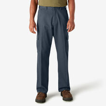 Pantalon cargo de coupe ample &agrave; jambe droite - Dark Navy Blue &#40;RDN&#41;