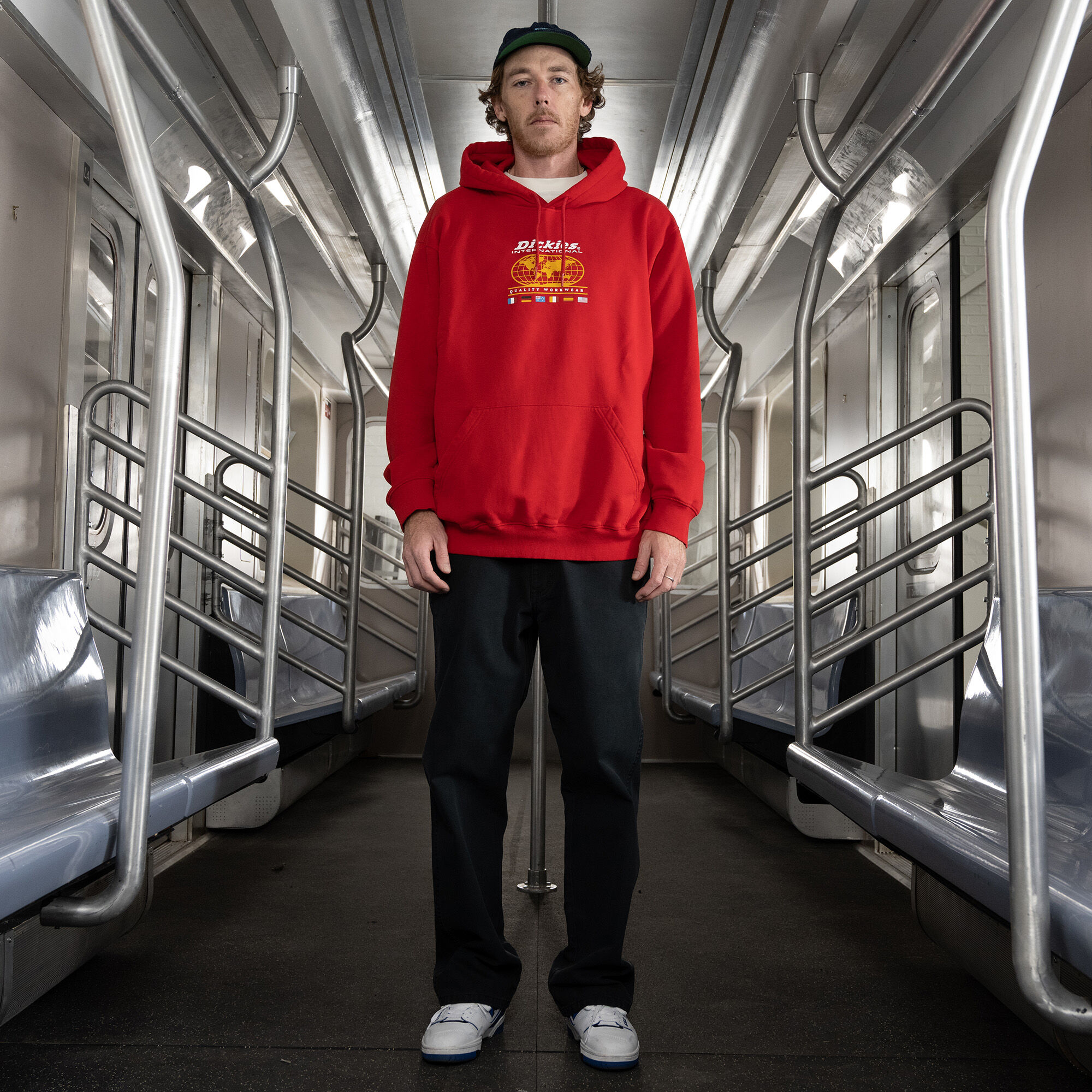 Dickies hoodie red discount