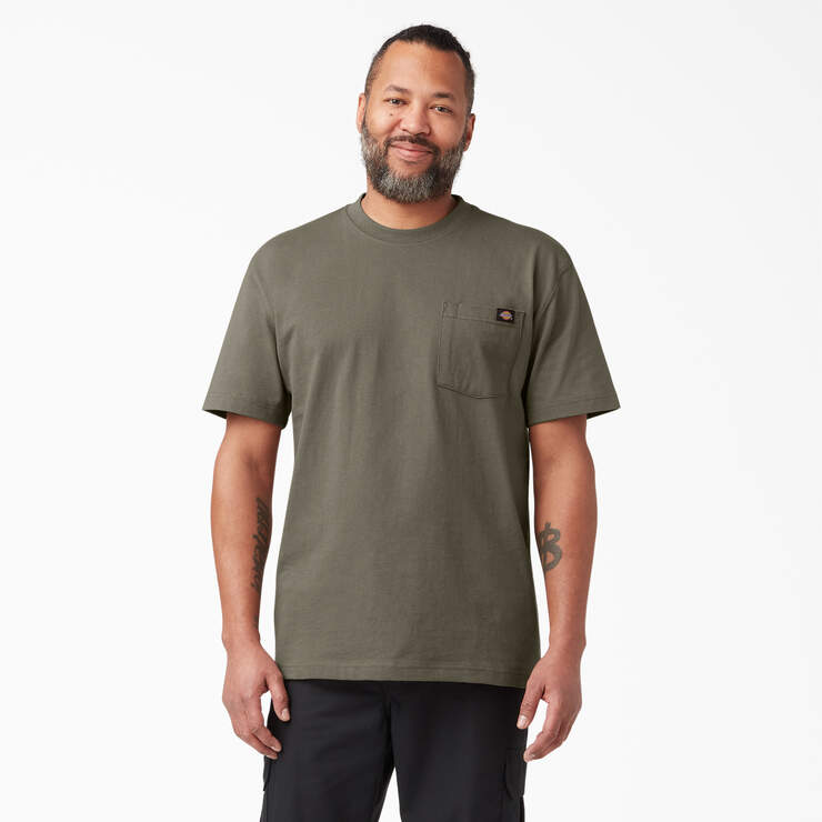 T-shirt épais à manches courtes et à poche - Mushroom (MR1) numéro de l’image 1
