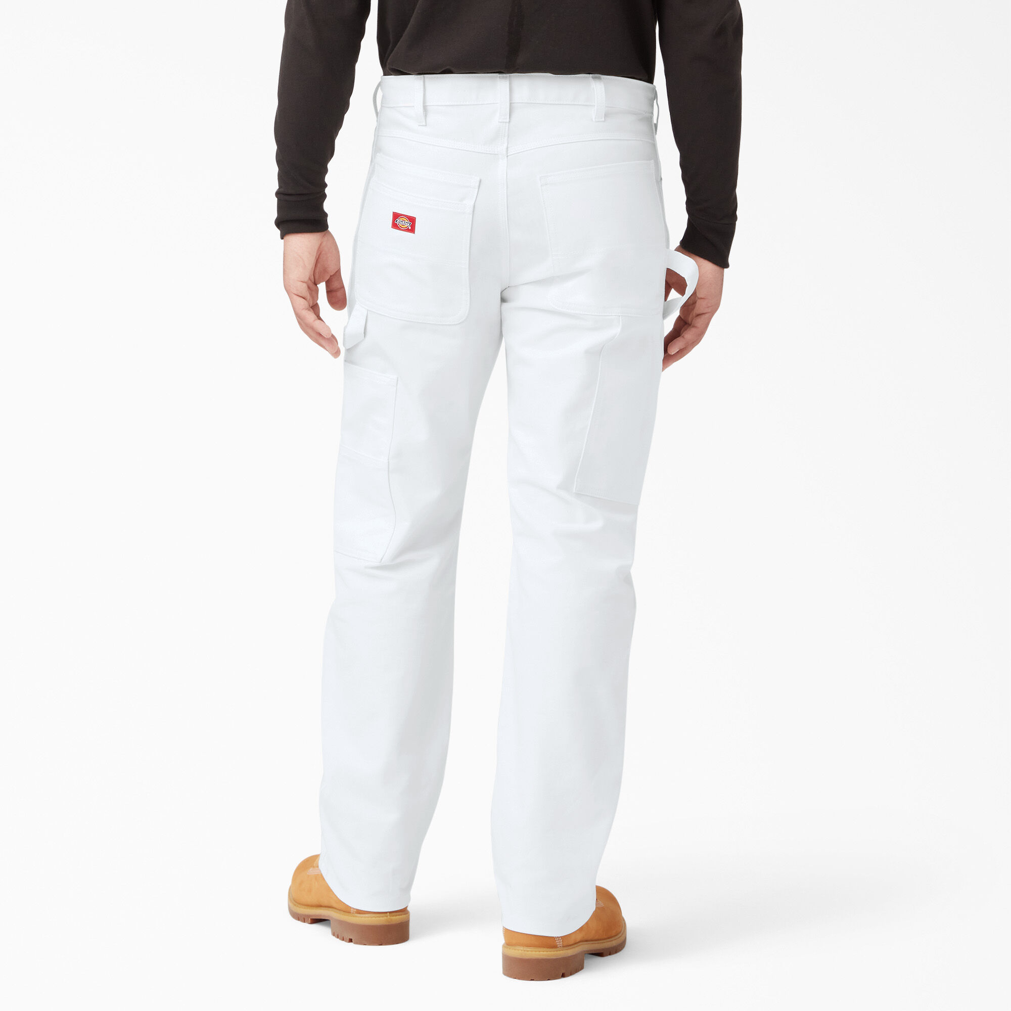 Relaxed Fit Straight Leg Painter's Pants