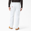 Pantalon de peintre d&eacute;contract&eacute; &agrave; jambe droite - White &#40;WH&#41;