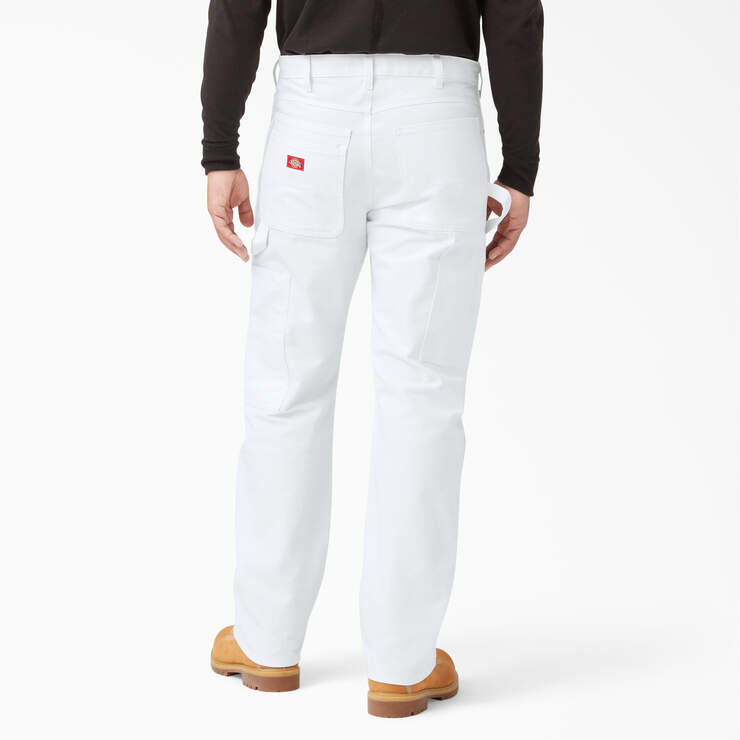Pantalon de peintre de coupe décontractée - White (WH) numéro de l’image 2