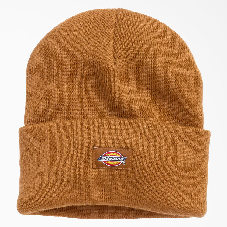 Tuque longue en tricot &agrave; revers - Brown Duck &#40;BD&#41;