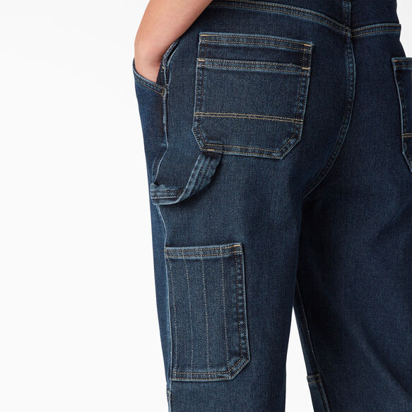 Salopette chaude avec genoux renforc&eacute;s pour femmes - Stonewashed Medium Blue &#40;MSW&#41;