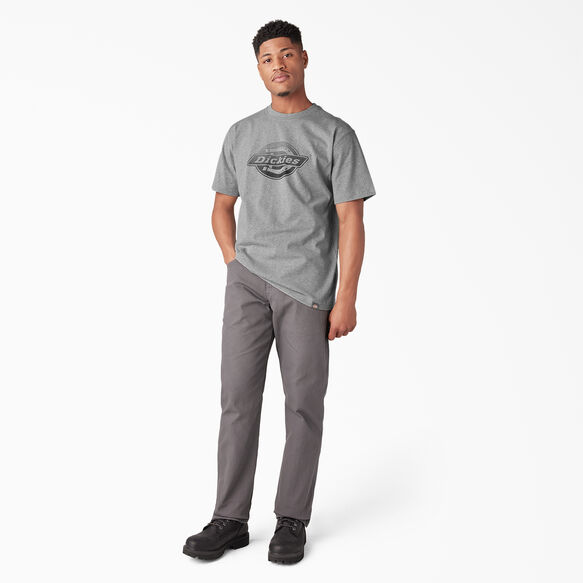 Short Sleeve Logo Graphic T-Shirt - Heather Gray &#40;HG&#41;