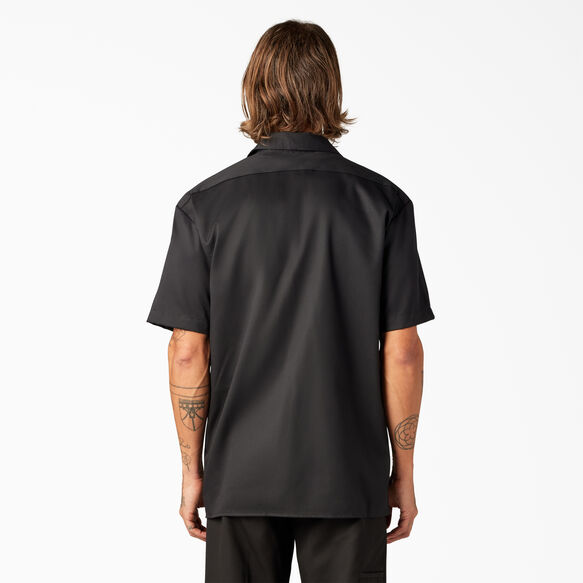 Haut de travail d&eacute;contract&eacute; &agrave; manches courtes - Black &#40;BK&#41;