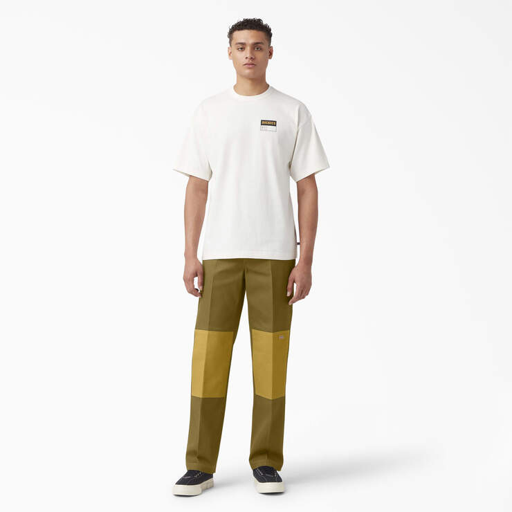 Pantalon contrastant à genoux renforcés - Military/Moss Green Colorblock (CBM) numéro de l’image 4