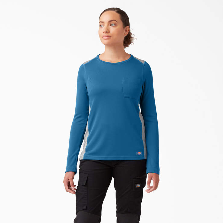 T-shirt à manches longues Temp-iQ® 365 pour femmes - Vallarta Blue (V2B) numéro de l’image 1