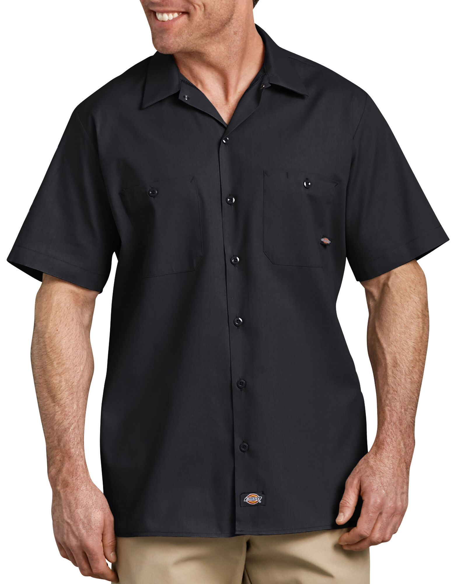 Short Sleeve Industrial Work Shirt | Mens Shirts | Dickies