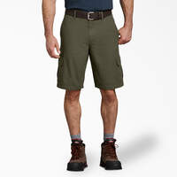 Short cargo antidéchirure décontracté, 11 po - Rinsed Moss Green (RMS)