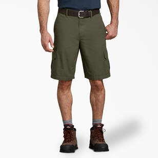 Relaxed Fit Ripstop Cargo Shorts, 11"